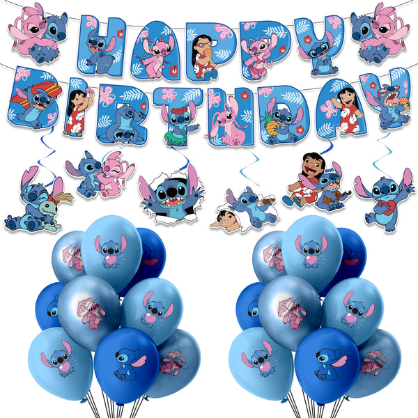 Stitch - Balloon Banner Set - MZ-SJT-0013