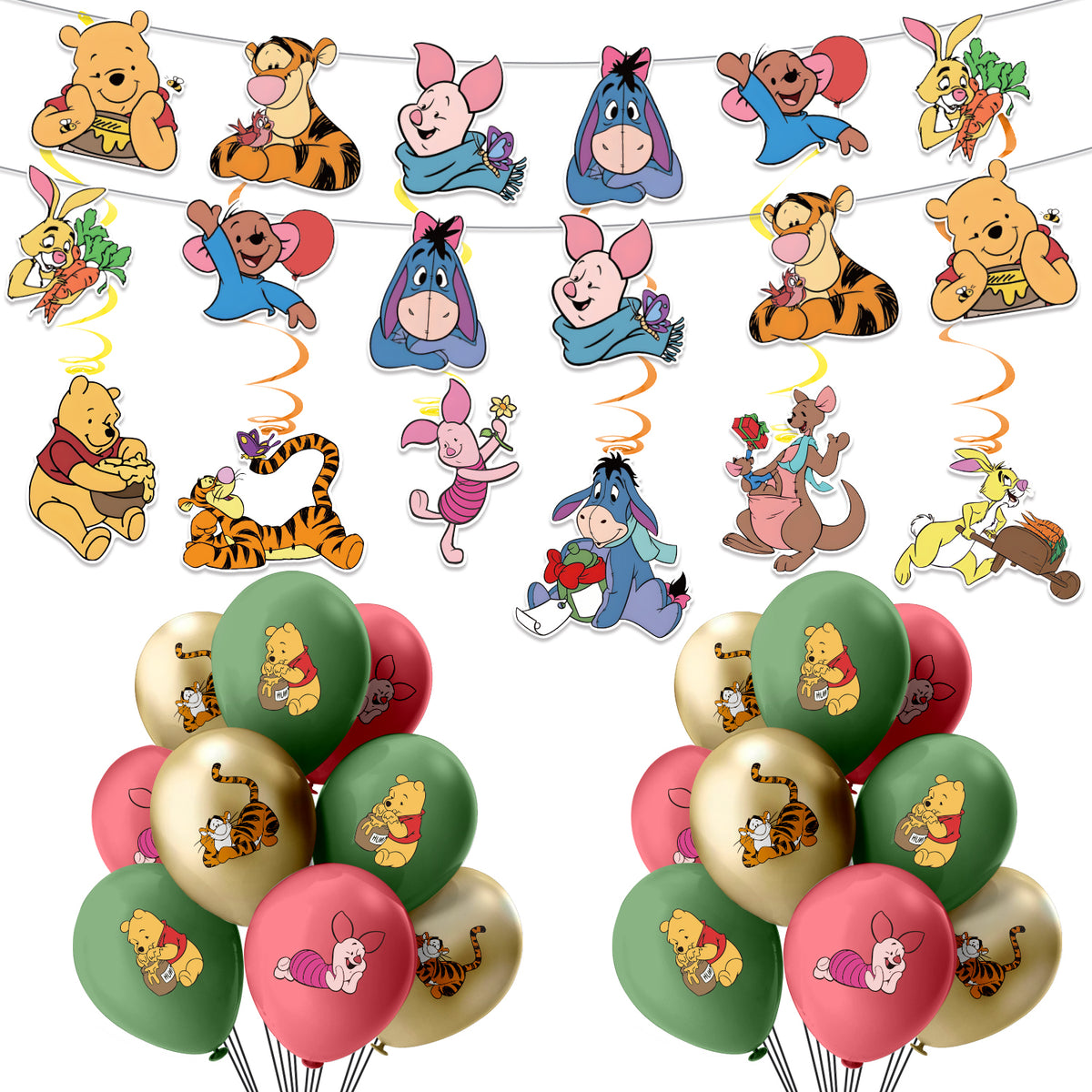 WINNIETHEPOOH - Balloon Banner Set - MZ-SJT-0012 Main image