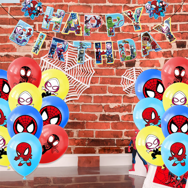Spider-Man - Balloon Banner Set - MZ-SJT-0005