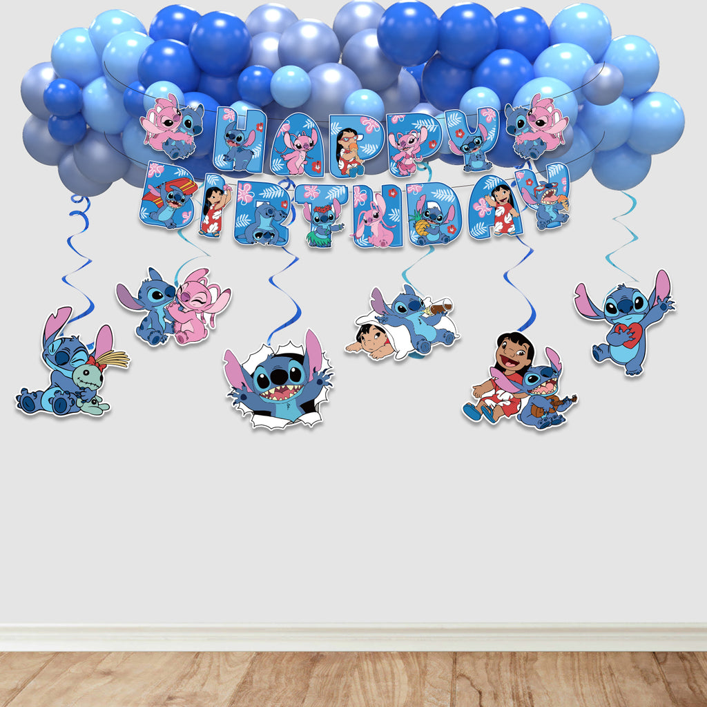 Stitch - Balloon Banner Set - MZ-SJT-0013