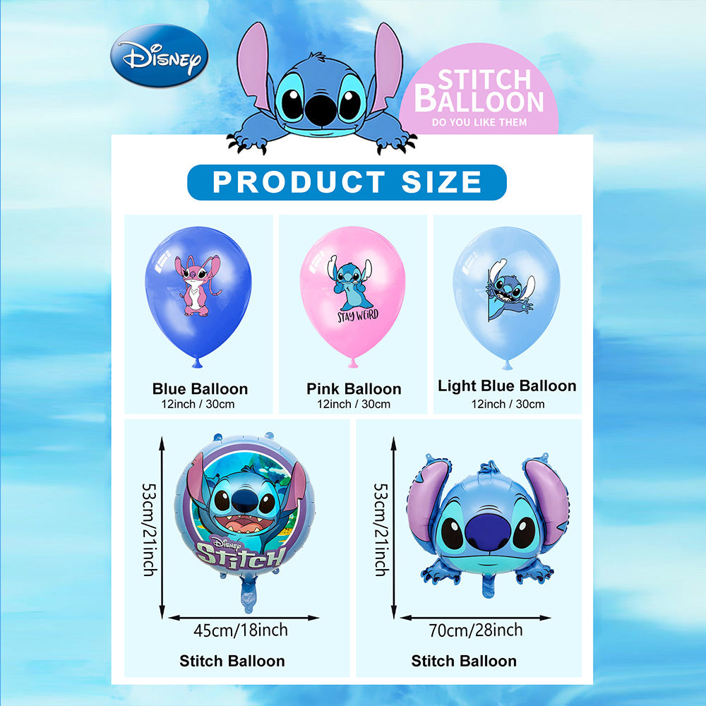 Stitch - Balloon Party Set - ZH-QDFM-100