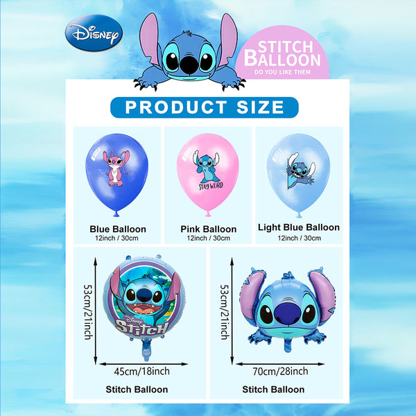 Stitch - Balloon Party Set - ZH-QDFM-100