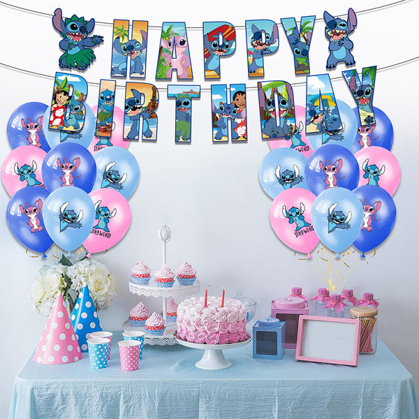 Stitch - Balloon Banner Set - MZ-SJT-0003