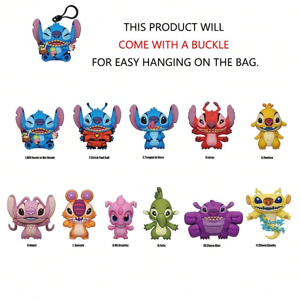 Stitch Blind Bag Keychain PVC Plastic Secondary image