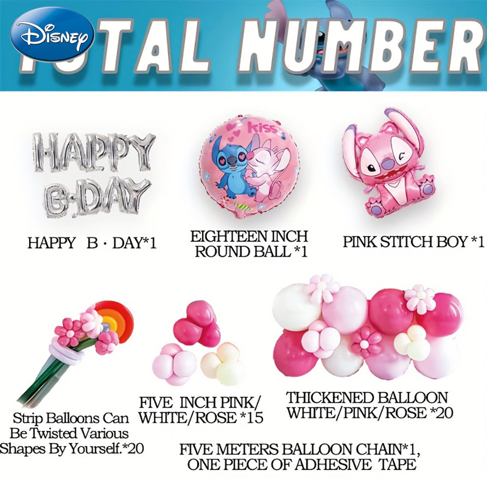 Stitch Balloon Party Set Latex Secondary image