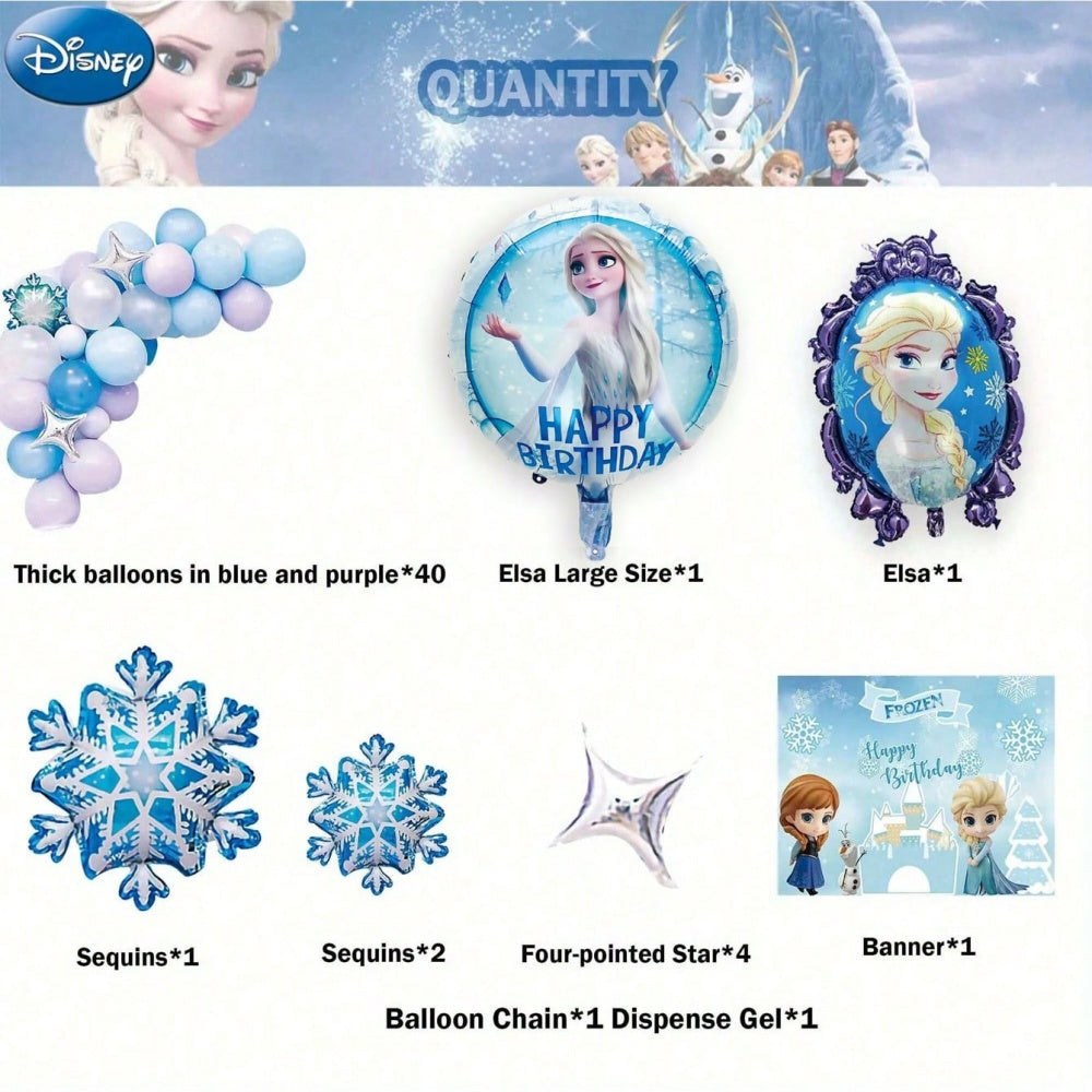 Frozen Latex Balloon Party Set Secondary image