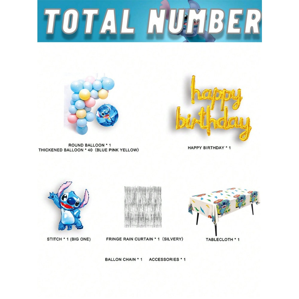 Stitch - Balloon Party Set - ZH-QDFM-009