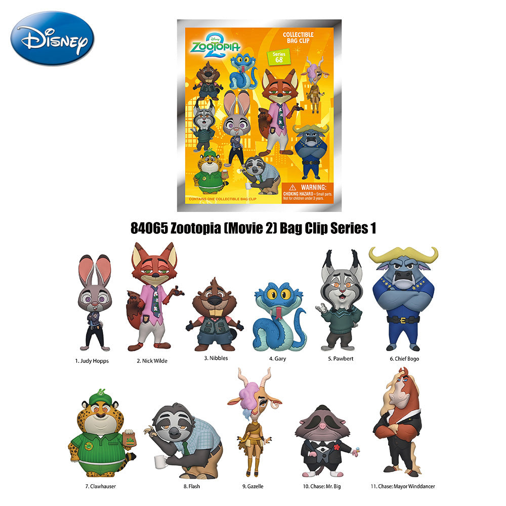 Zootopia Blind Bag Keychain PVC Plastic Secondary image