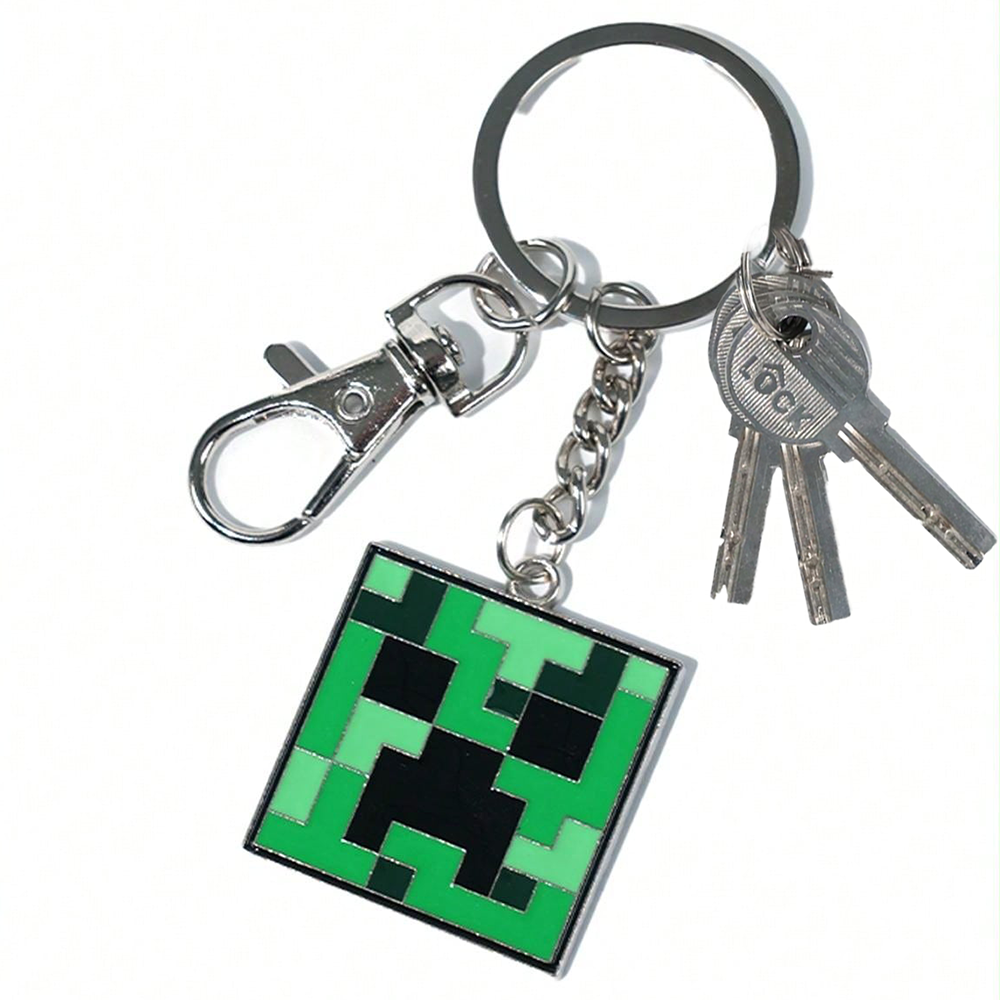 Minecraft Keychain Mixed Materials Zweitbild