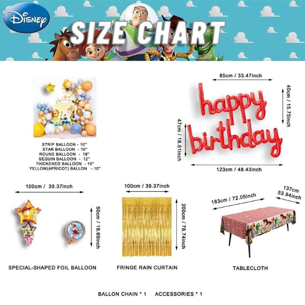 TOYSTORY - Balloon Party Set - ZH-QDFM-006