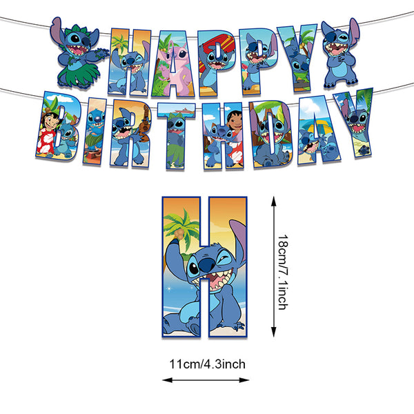 Stitch - Balloon Banner Set - MZ-SJT-0003