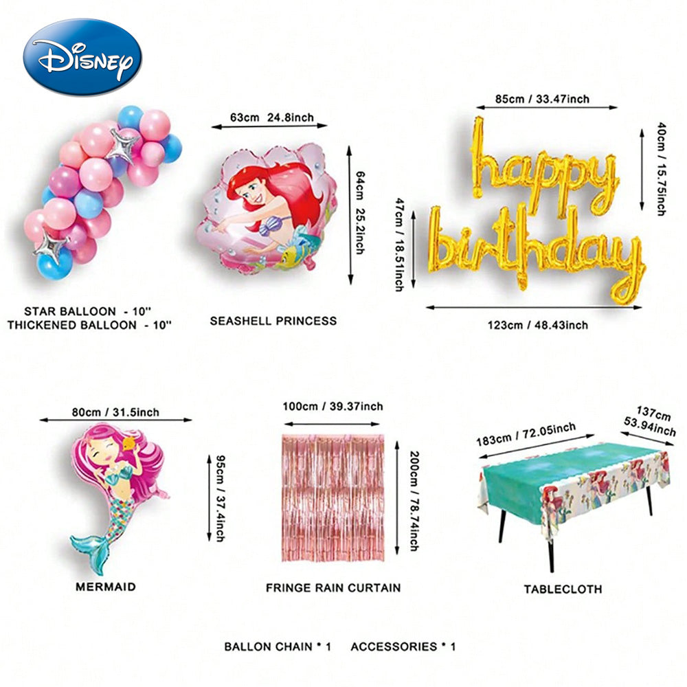 Disney Princess - Balloon Party Set - ZH-QDFM-007
