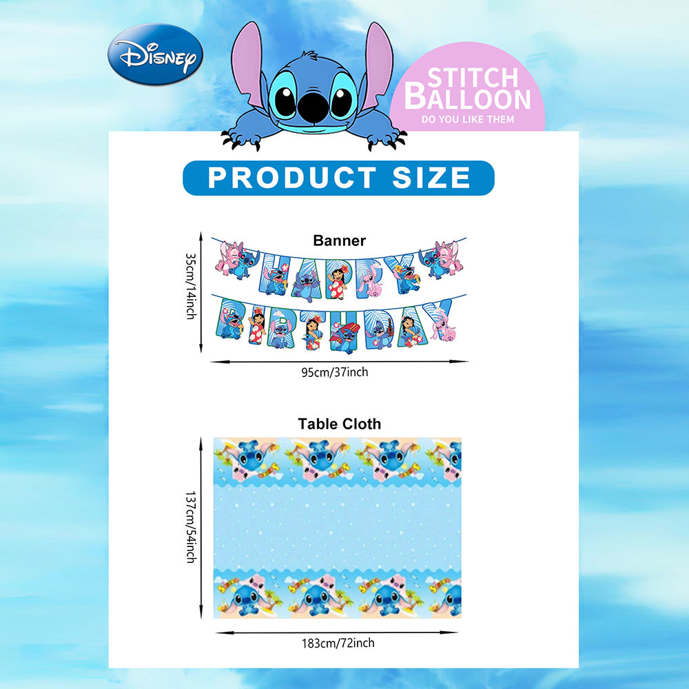 Stitch - Balloon Party Set - ZH-QDFM-100