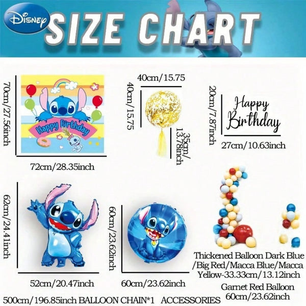 Stitch - Balloon Party Set - ZH-QDFM-010
