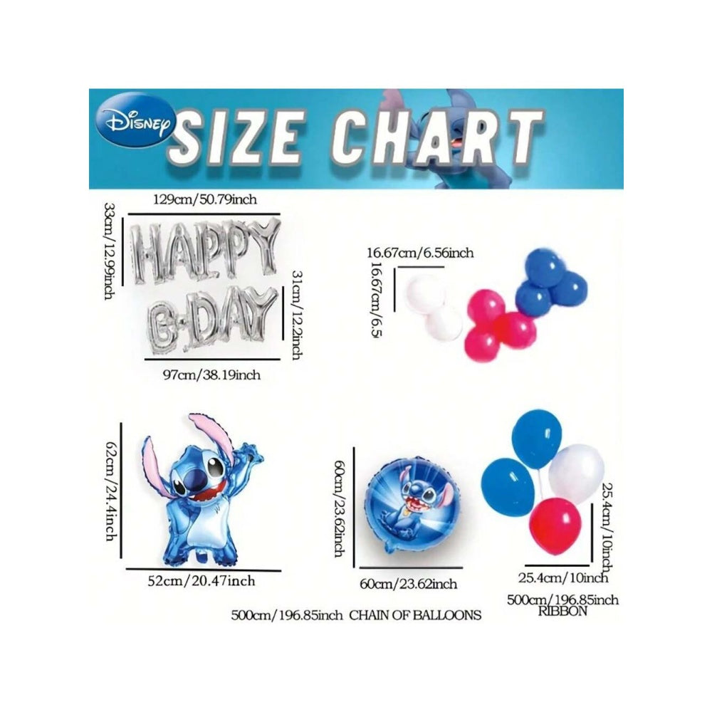 Stitch - Balloon Party Set - ZH-QDFM-013