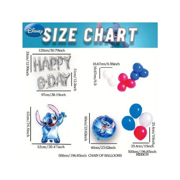 Stitch - Balloon Party Set - ZH-QDFM-013