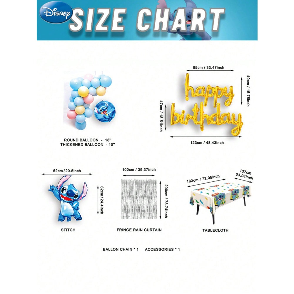 Stitch - Balloon Party Set - ZH-QDFM-009