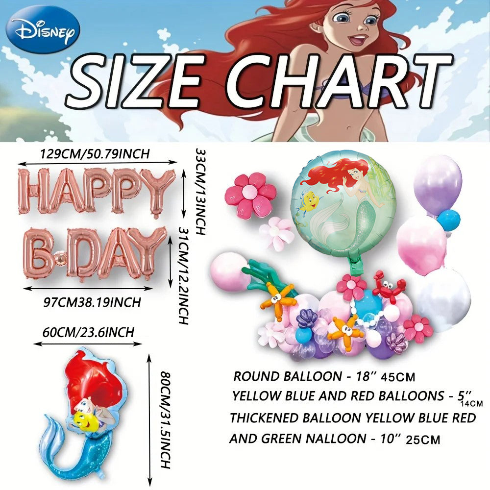 Disney Princess - Balloon Party Set - ZH-QDFM-032