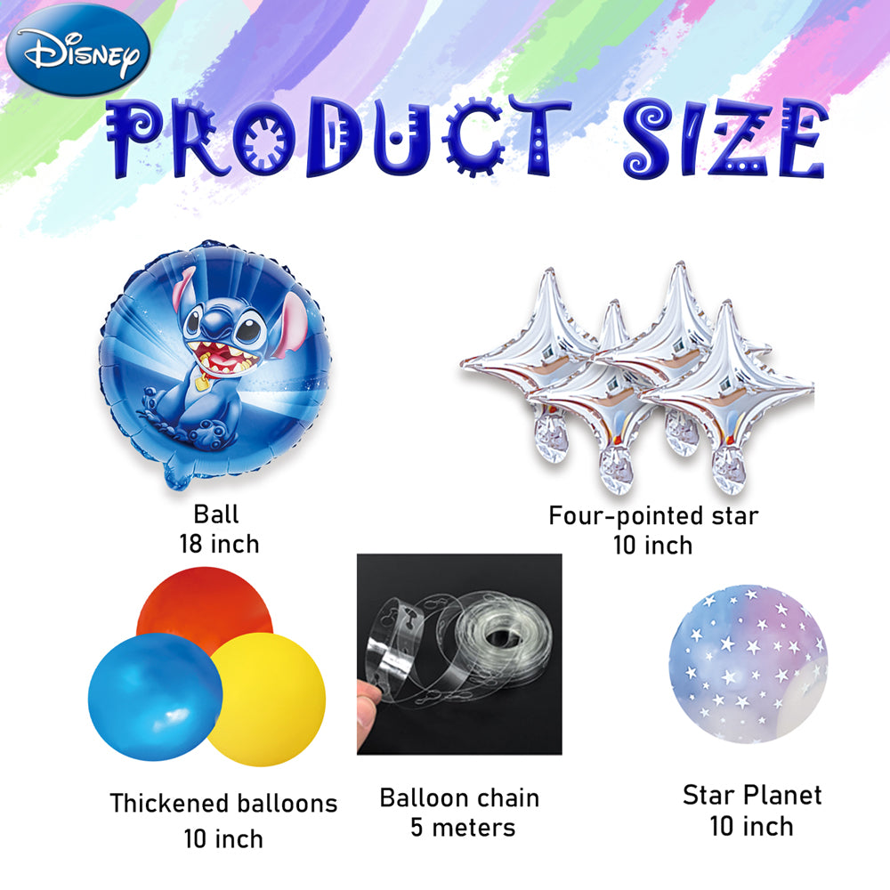 Stitch - Balloon Party Set - ZH-QDFM-025