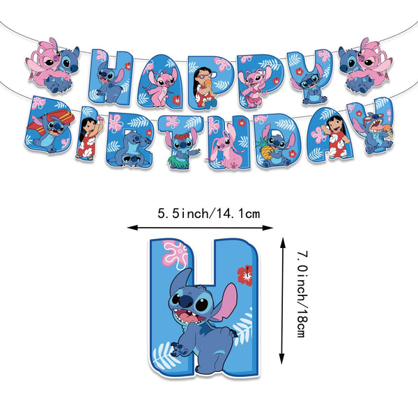 Stitch - Balloon Banner Set - MZ-SJT-0013