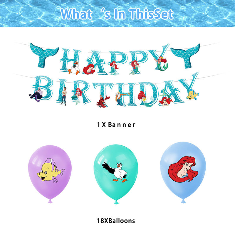 Disney Princess - Balloon Banner Set - MZ-SJT-0001