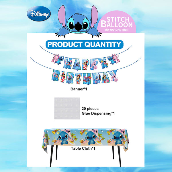 Stitch - Balloon Party Set - ZH-QDFM-100