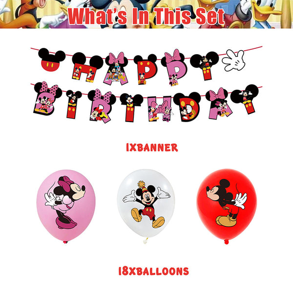 Mickey - Balloon Banner Set - MZ-SJT-0002