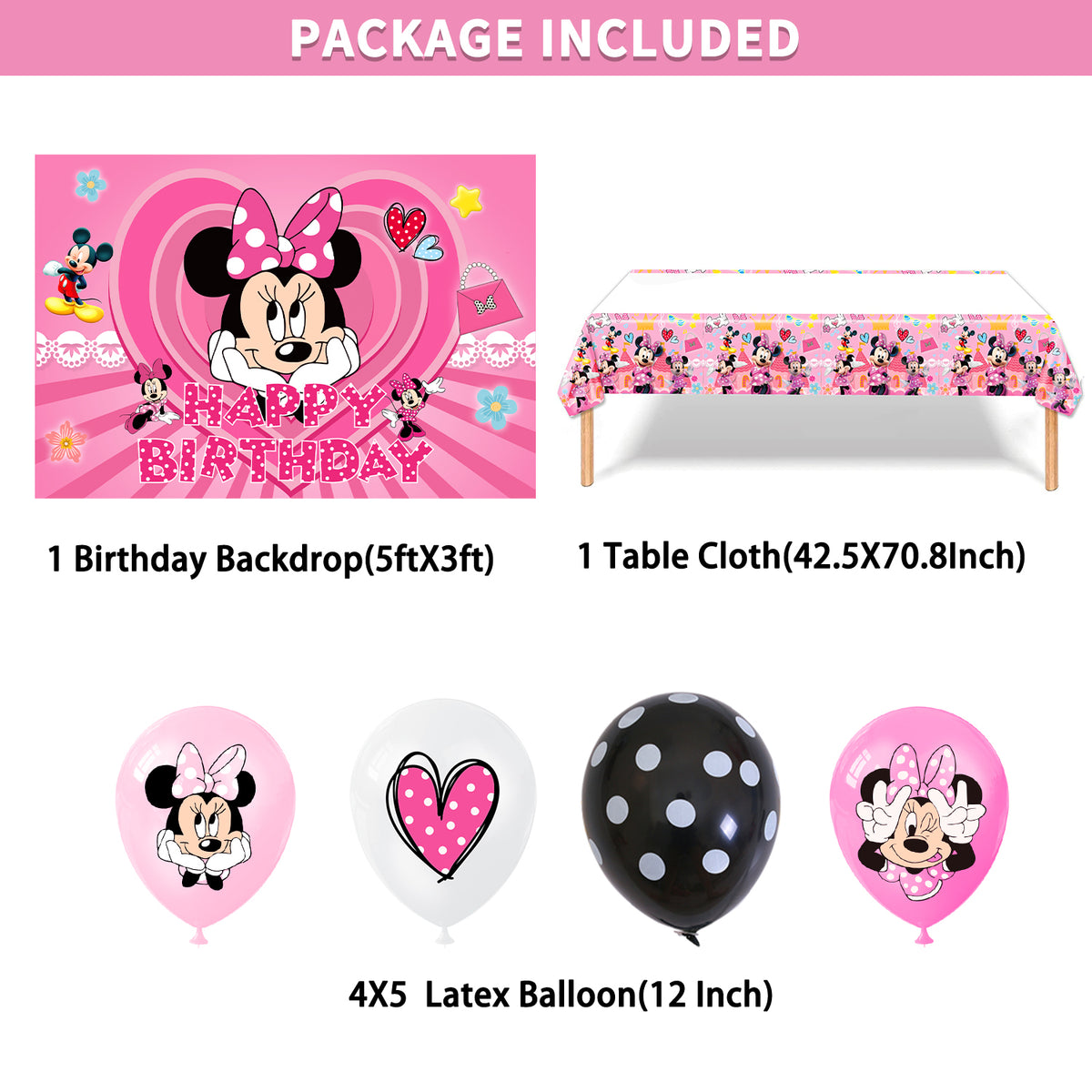 Mickey - Balloon Banner Set - MZ-WJT-0005